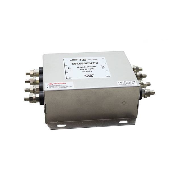 50KEBS6BFPD TE Connectivity Corcom Filters  Netzfiltermodule